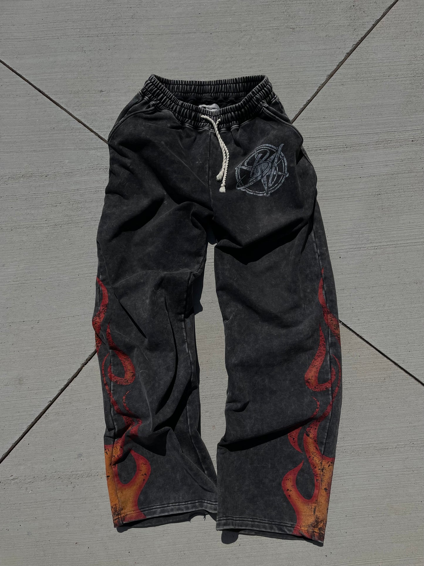 Charcoal Collection “INFERNO” Oversized SweatPants